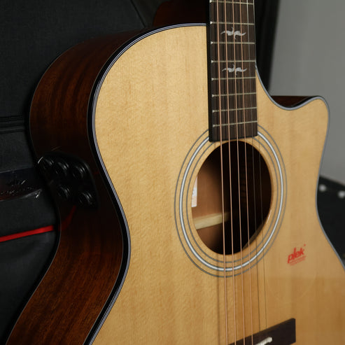 Kepma F1 Solid Sitka Spruce Top Grand Auditorium Acoustic Guitar, S1 Pro Resonance Pickup with Effect