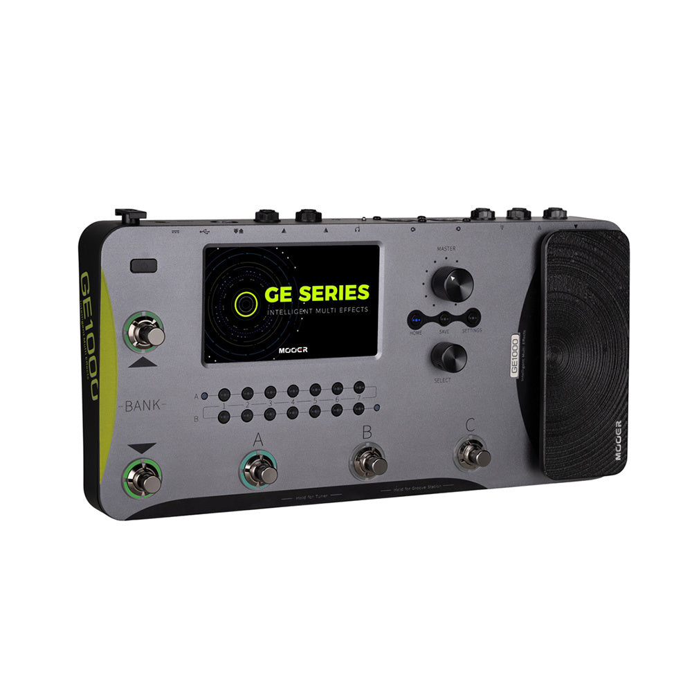 Mooer GE1000 Guitar Amp Modelling and Multi Effects Pedal with Touch Screen |  MOOER |  MULTI-EFFECTS |  Zoso Music