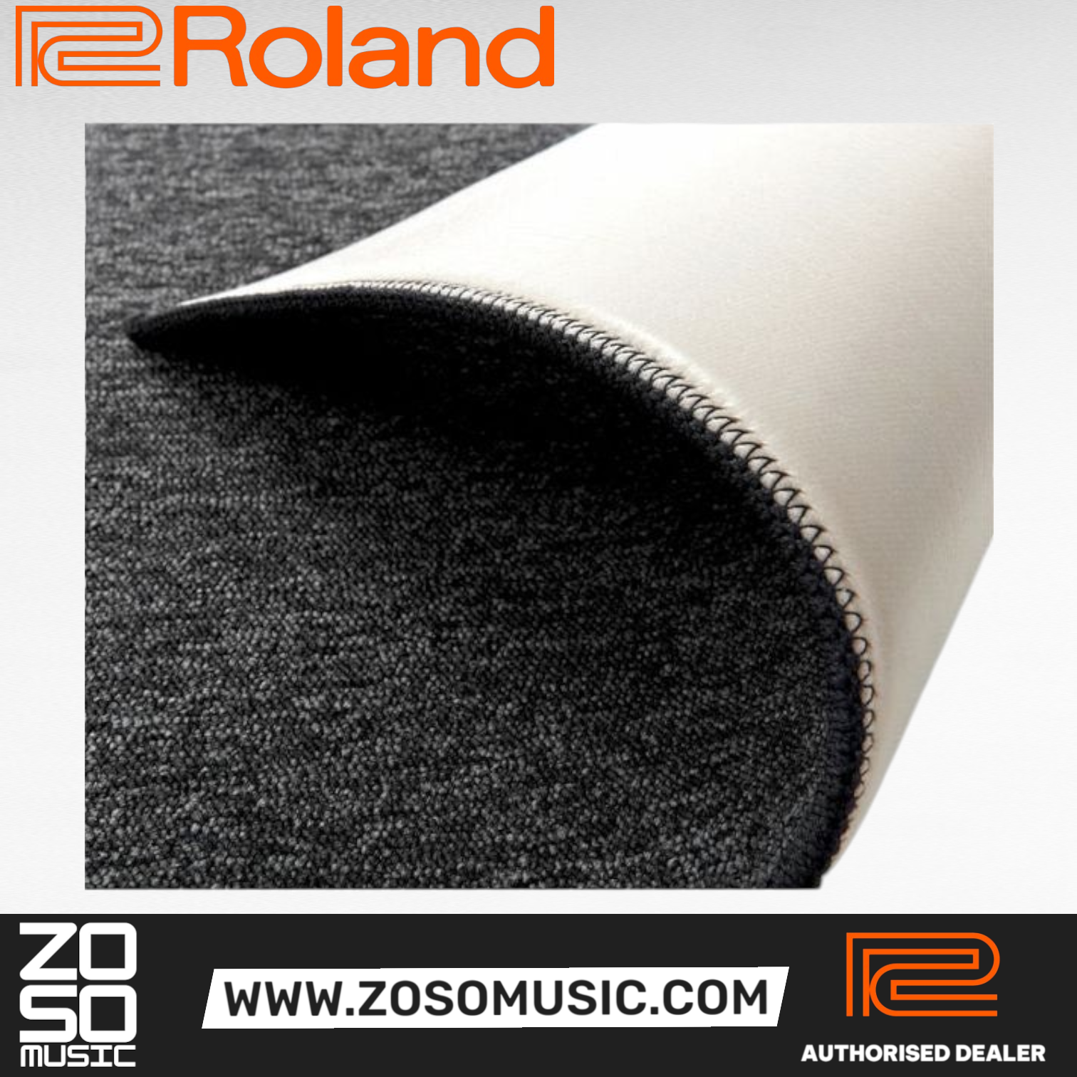 Roland TDM-10 Small Heavy-duty Drum Mat |  ROLAND |  DRUM RUG |  Zoso Music