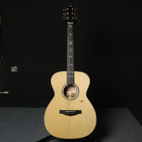 Kepma A1-OM Series Solid Sitka Spruce Top, Side & Back Solid Mahagony OM Body Acoustic Guitar w Case