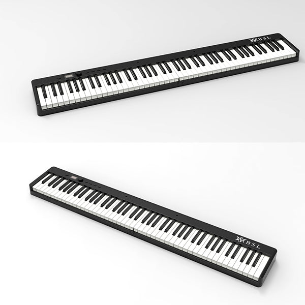 BSL BX-20 88 Keys Folding Piano Semi Weighted Keyboard with Bluetooth