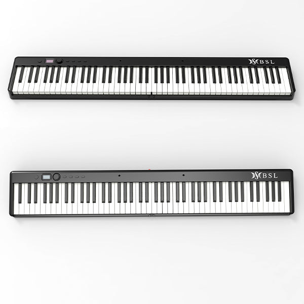 BSL BX-20 88 Keys Folding Piano Semi Weighted Keyboard with Bluetooth