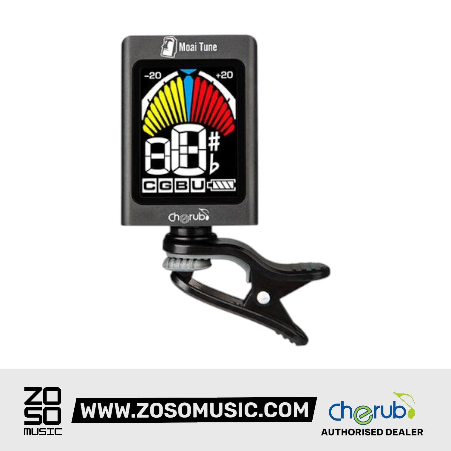 Cherub WST-680 USB Rechargeable Chromatic Clip On Tuner