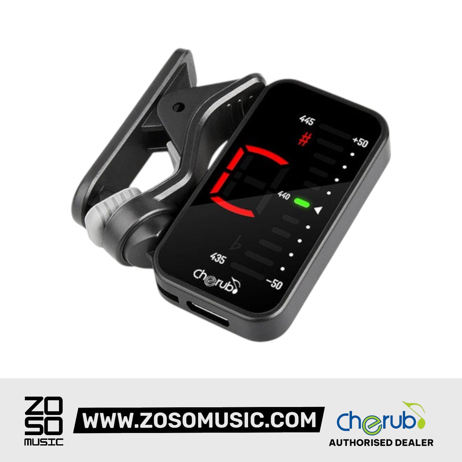 Cherub WST-551C Orig Tune Clip Chromatic Tuner