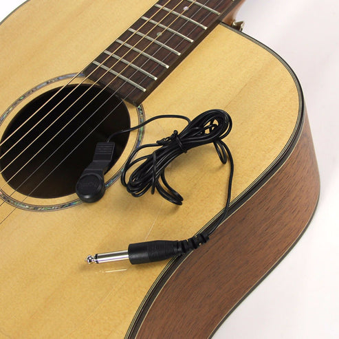 Cherub WCP-55 Standard Pickup for Guitar Violin Clip-on Plug and Play with Jack Cable