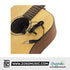 Cherub WCP-55 Standard Pickup for Guitar Violin Clip-on Plug and Play with Jack Cable