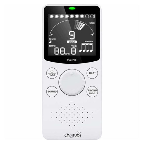 Cherub WSM-210Li Ultraportable Rechargeable Metronome with Foldable Stand
