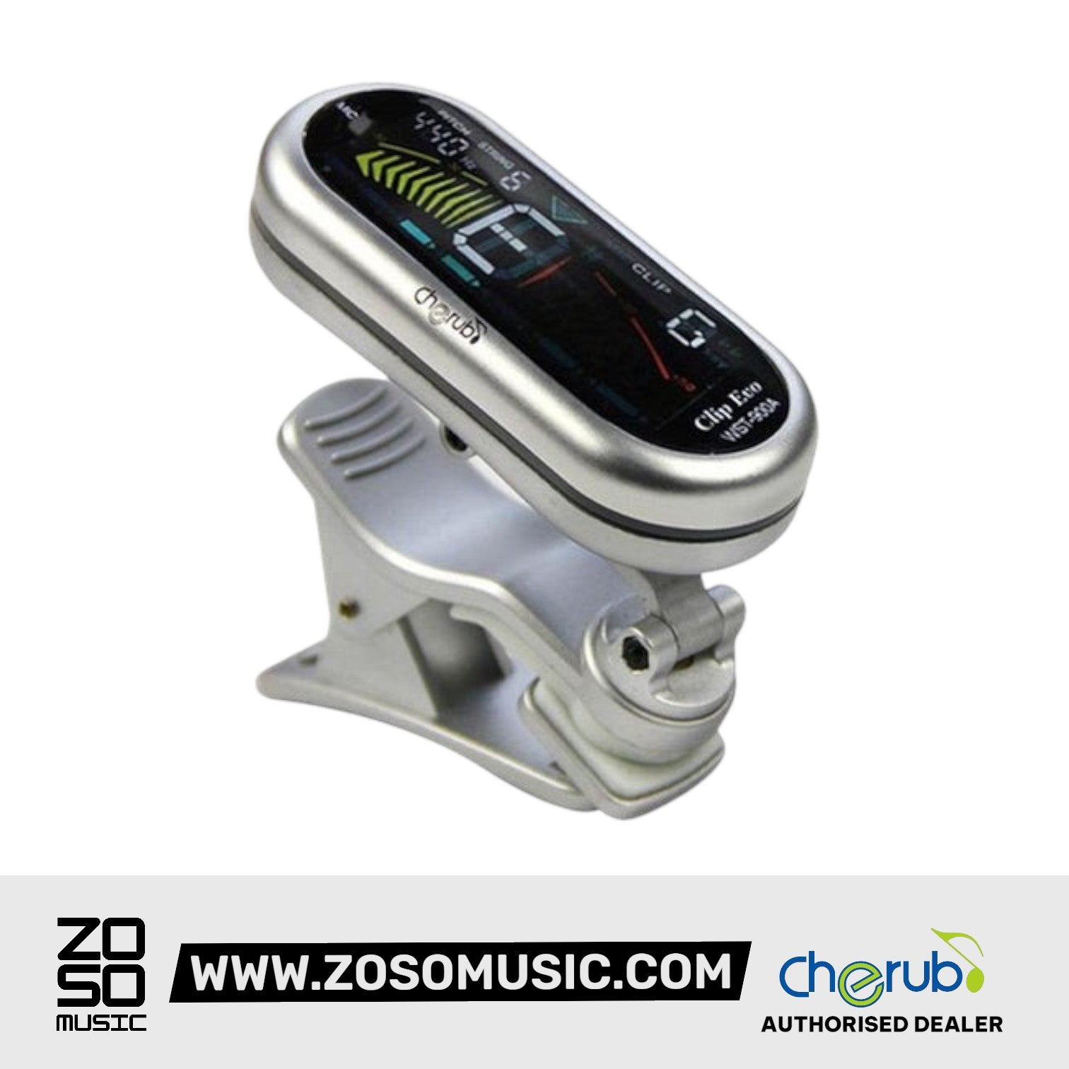 Cherub WST-900A Chromatic Clip On Tuner with Built in Mic and Piezo Sensor