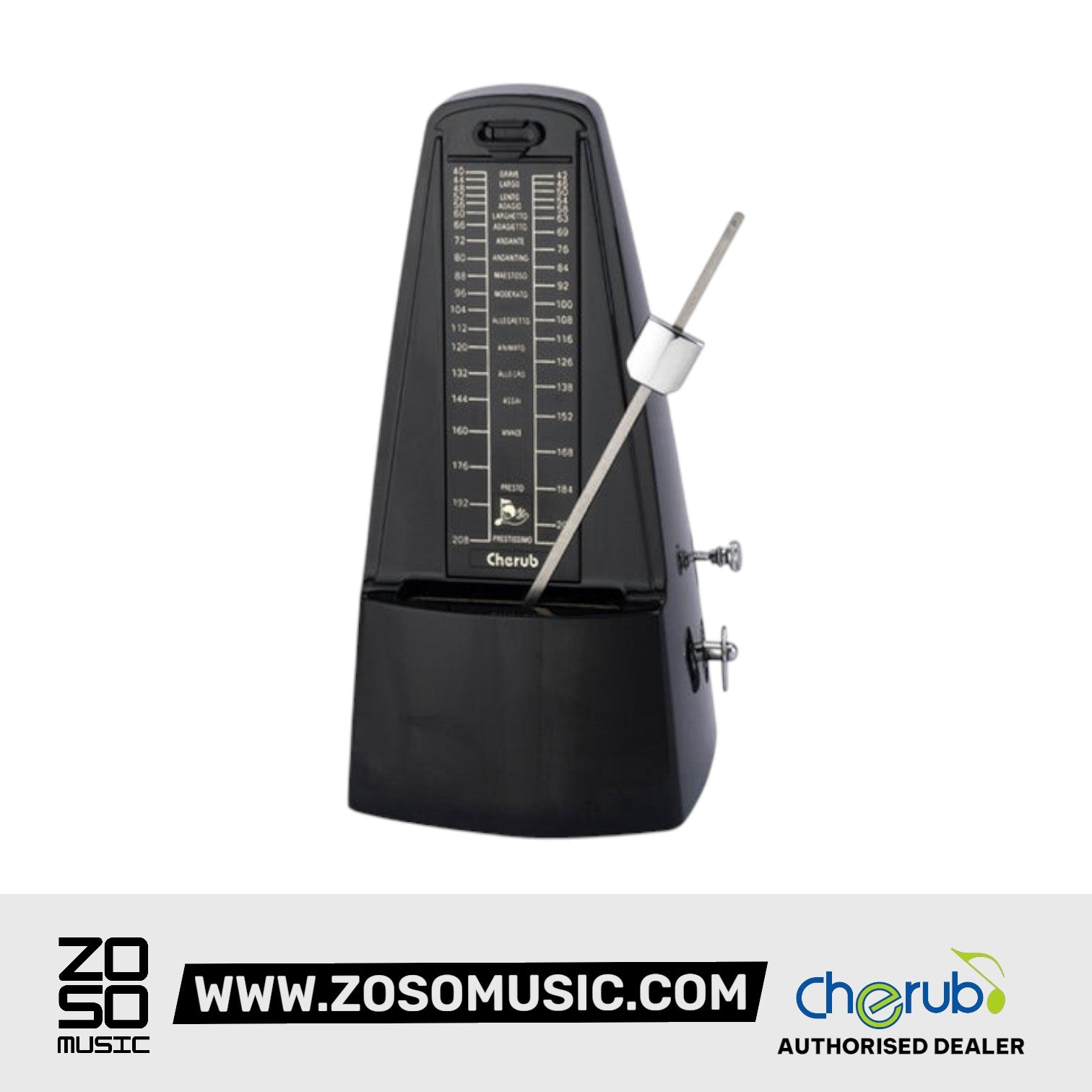 Cherub WSM-305 Analog Mechanical Metronome Timer Rhythm