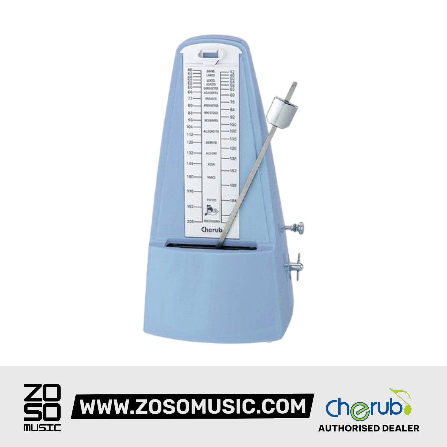Cherub WSM-305 Analog Mechanical Metronome Timer Rhythm