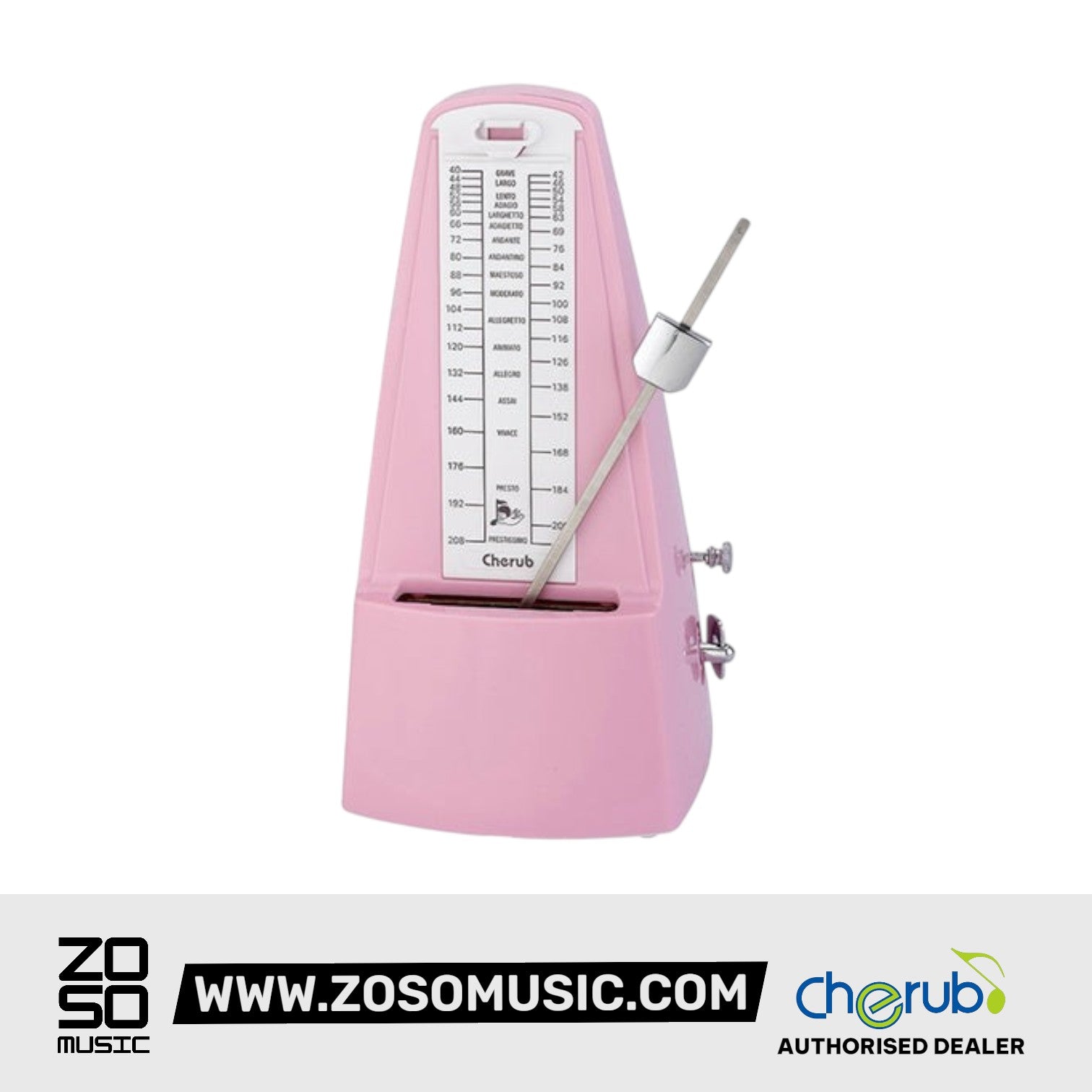 Cherub WSM-305 Analog Mechanical Metronome Timer Rhythm