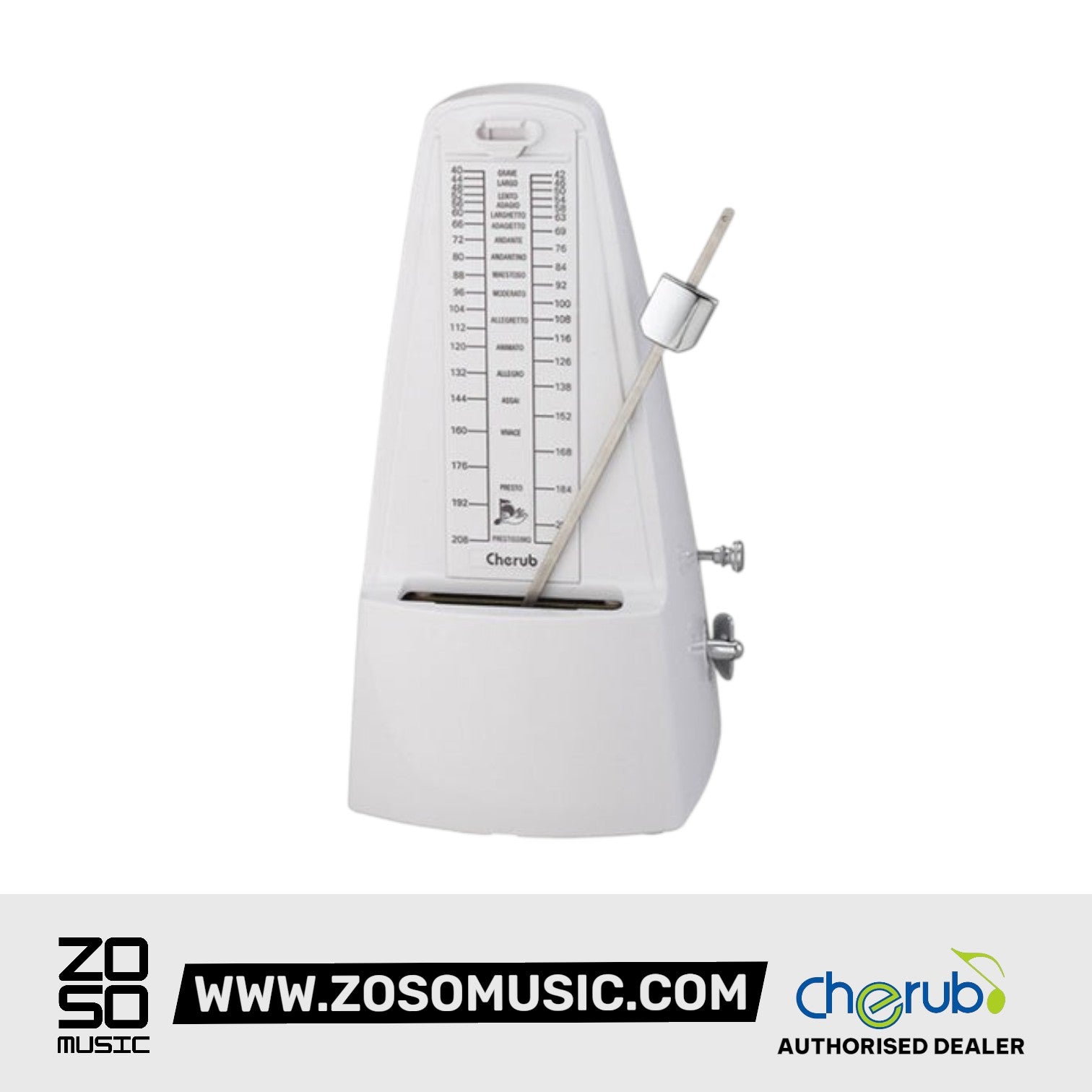 Cherub WSM-305 Analog Mechanical Metronome Timer Rhythm