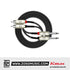 Kirlin AP-403PR 3 Meter Dual Mono 1/4 Inch Dual RCA