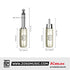 Kirlin AP-403PR 3 Meter Dual Mono 1/4 Inch Dual RCA