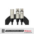 Kirlin Y-301 Original Y-Cable 2 Meter XLR Male to Dual XLR Female with PVC Jacket For Mic and Speaker