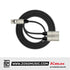 Kirlin Y-303 2 Meter Original Cable XLR Female to Dual XLR Male Black PVC