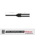 Kirlin Y-301 Original Y-Cable 2 Meter XLR Male to Dual XLR Female with PVC Jacket For Mic and Speaker