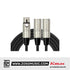 Kirlin Y-303 2 Meter Original Cable XLR Female to Dual XLR Male Black PVC