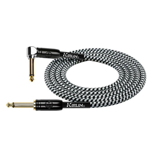 Kirlin IW-242BCG/BKB Original Gold Tip Woven Instrument Cable