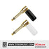 Kirlin CE-2359 1/4" RT Angel Mono Plug with Gold Plated for Music Instrument Cable