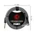 Kirlin IW-242BCG/BKB Original Gold Tip Woven Instrument Cable