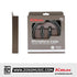 Kirlin MWB-220BEG /BM 3 Pin Metal Connector XLR Male to XLR Female Premium Plus Microphone Mic Cable - Metallic Black