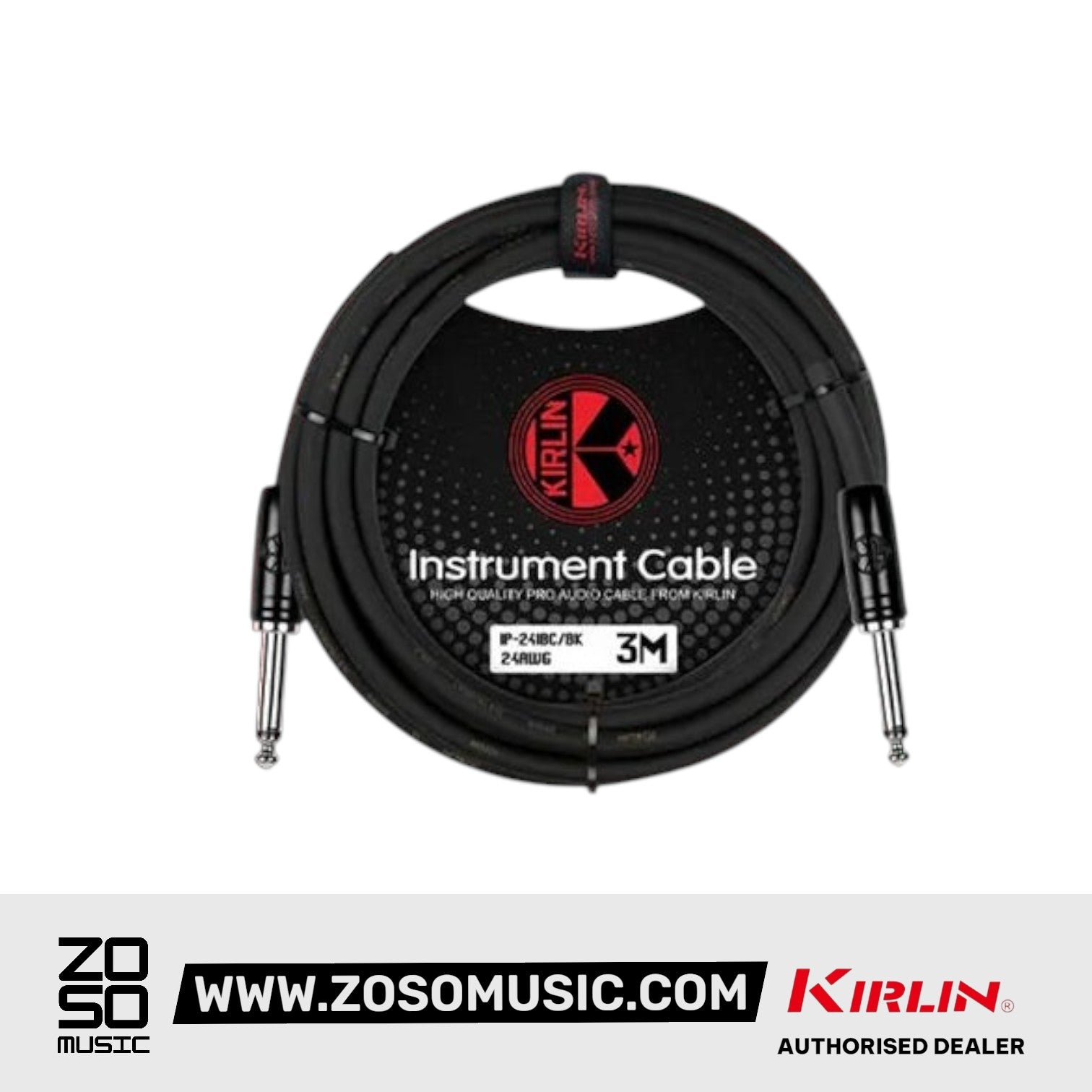 Kirlin Cable IP-241BC 3 Meter Mono Instrument Cable