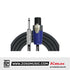 Kirlin SBCV-165N 1/4 Inch Mono to Neutrik Speakon Connector 16AWG Speaker Amplifer Mixer Cable - 5M / 10M / 15M / 20M