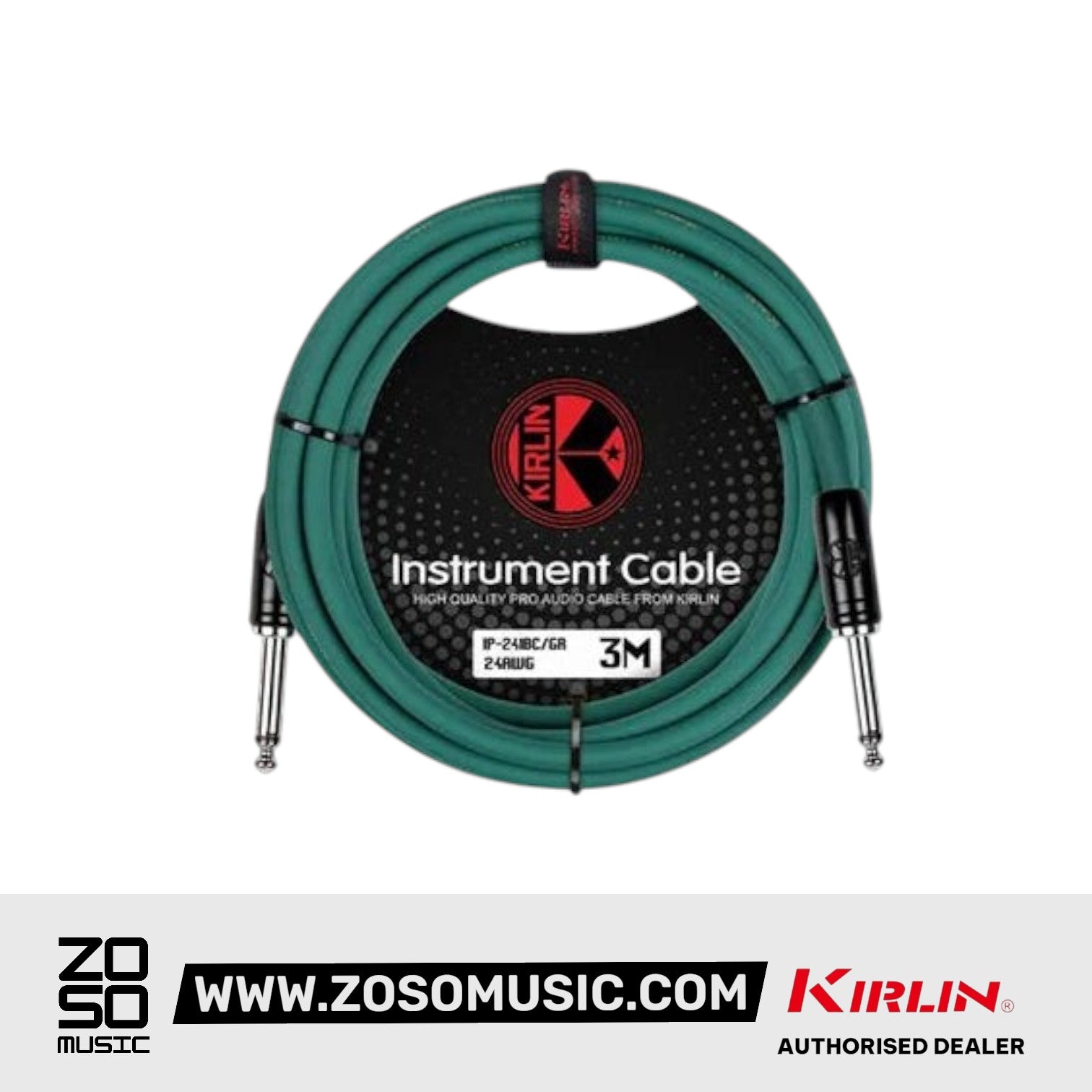 Kirlin Cable IP-241BC 3 Meter Mono Instrument Cable