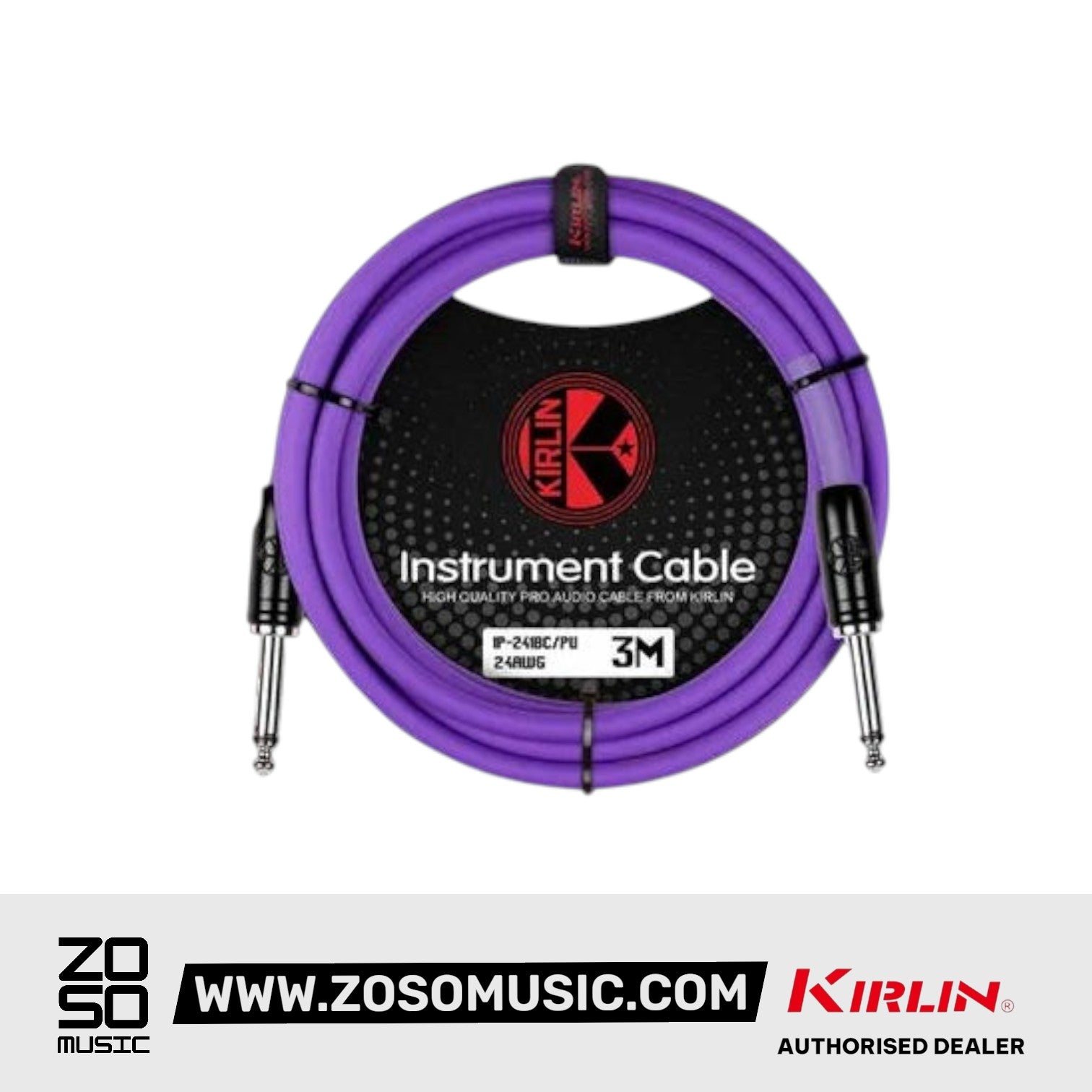 Kirlin Cable IP-241BC 3 Meter Mono Instrument Cable