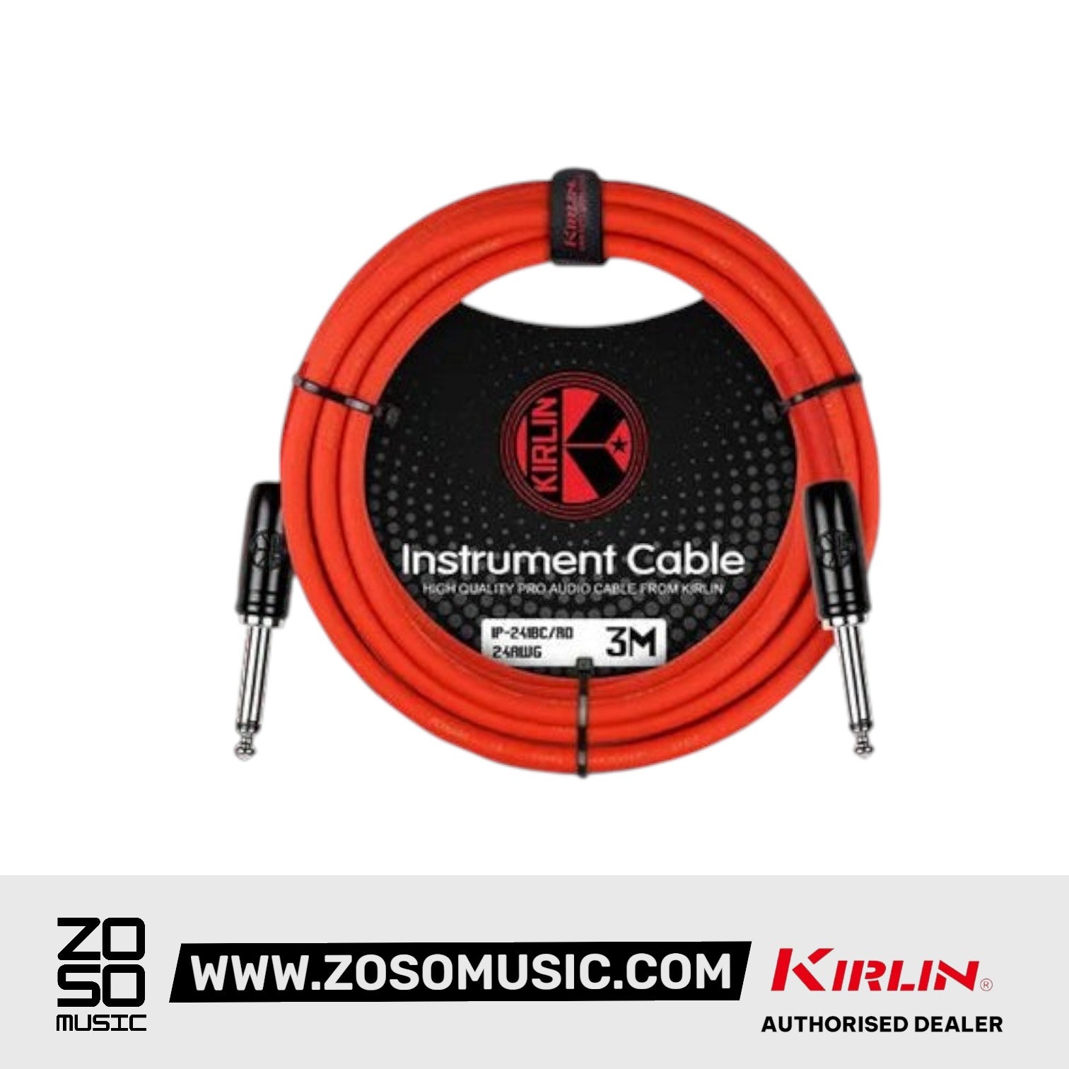 Kirlin Cable IP-241BC 3 Meter Mono Instrument Cable