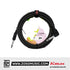Kirlin Cable IC-242 6 Meter Mono Right Angle L Plug Instrument Cable