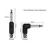 Kirlin Cable IC-242 6 Meter Mono Right Angle L Plug Instrument Cable