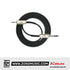 Kirlin AP-464PRL 3 Meter 1/4 Inch to 3.5mm TRS Balance Stereo Audio Cable for Headphone Speaker or Interface - Black