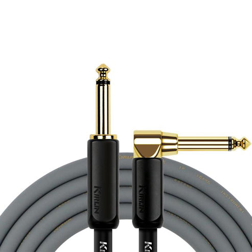 Kirlin IP-182BEGL /GA Stage L Right Angle Gold Plated Instrument Cable