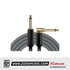 Kirlin IP-182BEGL /GA Stage L Right Angle Gold Plated Instrument Cable