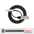 Kirlin AP-493PRL 3 Meter XLR Male to 3.5mm TRS Plug Original Single Patch Microphone Mic Cable - Black