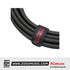 Kirlin AP-493PRL 3 Meter XLR Male to 3.5mm TRS Plug Original Single Patch Microphone Mic Cable - Black