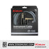 Kirlin IP-182BEGL /GA Stage L Right Angle Gold Plated Instrument Cable