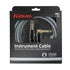 Kirlin IP-182BEGL /GA Stage L Right Angle Gold Plated Instrument Cable