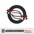 Kirlin LGA-402 2 Meter Dual RCA To RCA Stereo Plug LightGear Interconnect Patch Cable