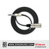 Kirlin MP-483PR 3 Meter XLR Male to 1/4 Inch TRS Audio Plug Monitor Speaker Cable - Black