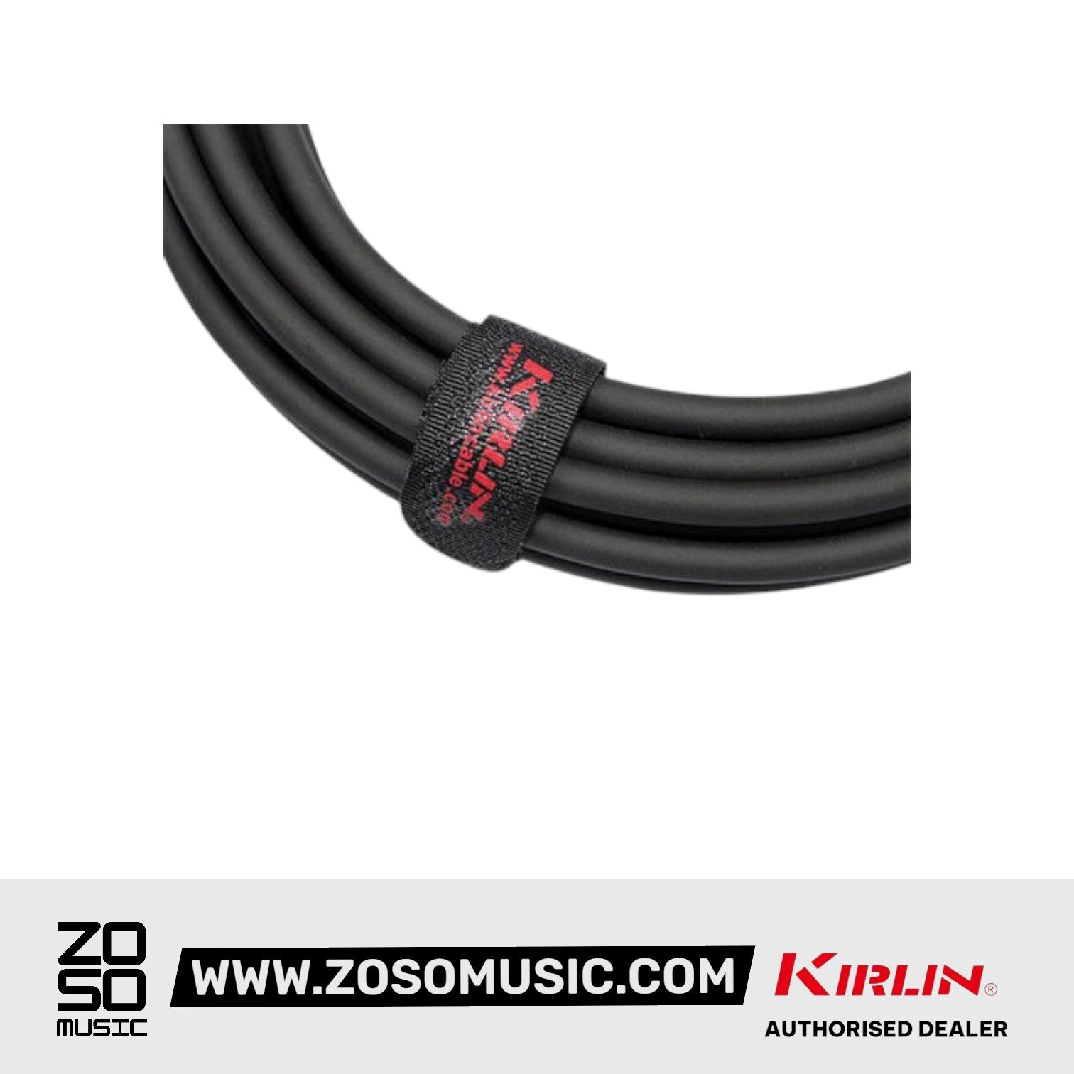 Kirlin MP-484PR 3 Meter XLR Female to 1/4 Inch TRS Plug Microphone Audio Mic Cable - Black