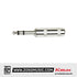 Kirlin CV-2407 1/4 Inch TRS Straight Stereo Plug for Cable Soldering Contact Head - Each