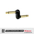 Kirlin 2631BGZ Adapter Double 1/4 Inch Mono Jack Gold Plated for Patch Cable Effect Pedal