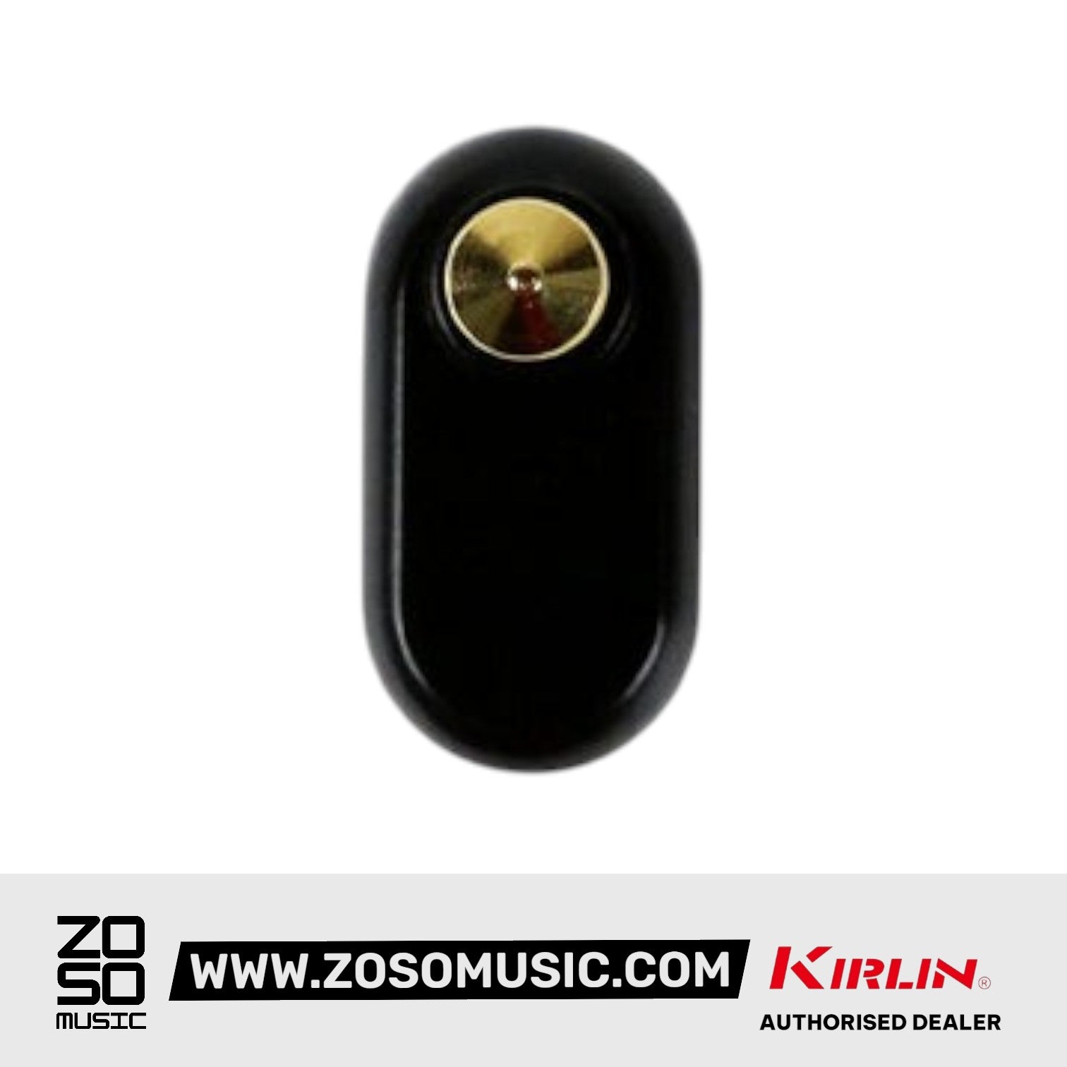 Kirlin 2631BGZ Adapter Double 1/4 Inch Mono Jack Gold Plated for Patch Cable Effect Pedal