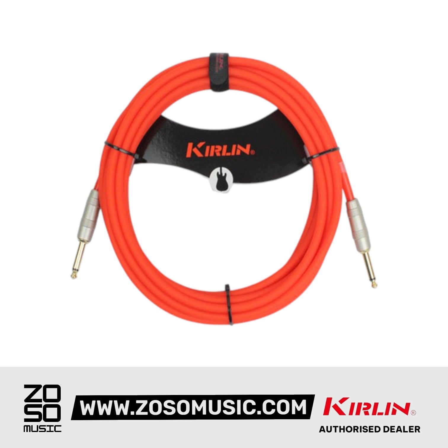 Kirlin Cable IM-201PRG Red Frost Instrument Cable Mono Plug 6 Meter Guitar Cable
