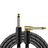 Kirlin IWB-202BEGL Premium Plus Gold Jack Woven Instrument Cable