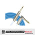 Kirlin BLI-202PFGL /BE 3 Meter BlueLine L Gold Plated Instrument Cable