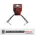 Kirlin IPCC-203PN Right Angle L Patch Cable For Electric Guitar Effect Pedal